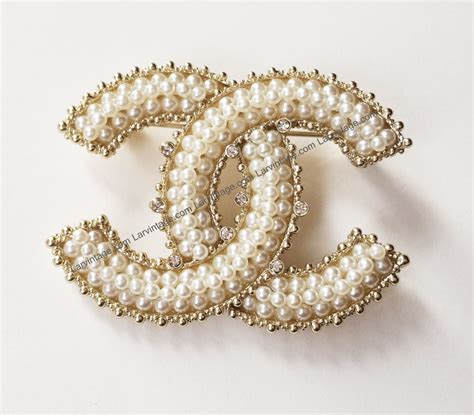 chanel brooch pearls|authentic chanel brooches.